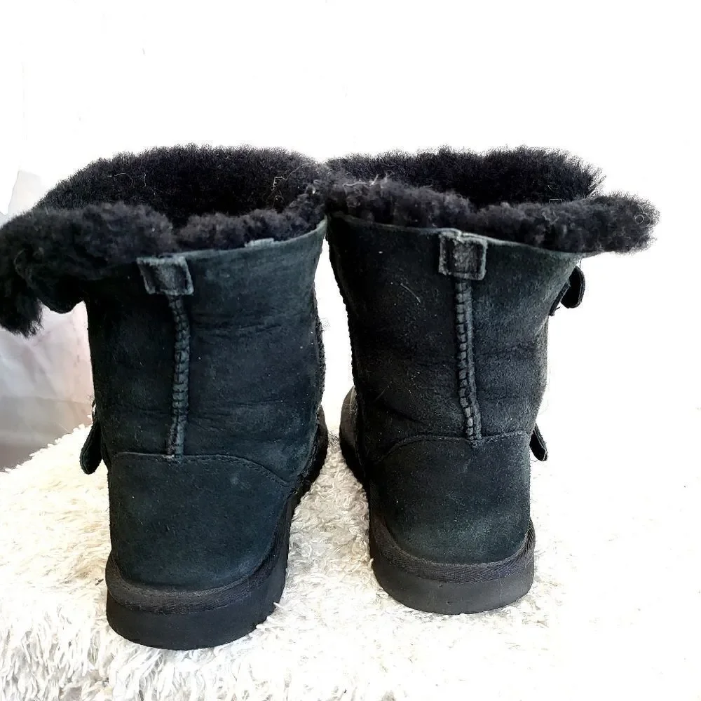 Costco Kirkland brand suede leather with real shearling lining